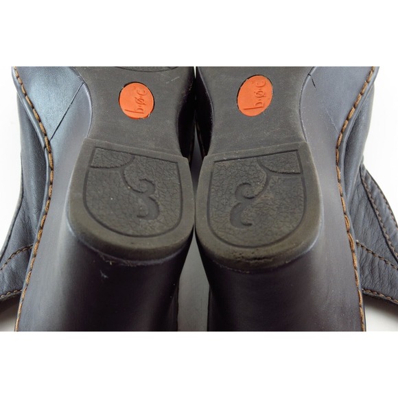 B.O.C.‎ Wedge Brown Leather Women Shoes Size 9 Medium - Picture 5 of 6